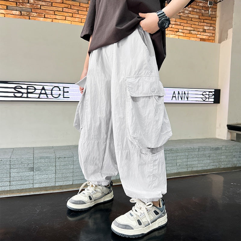 Mosquito-Proof Cargo Pants for Boys