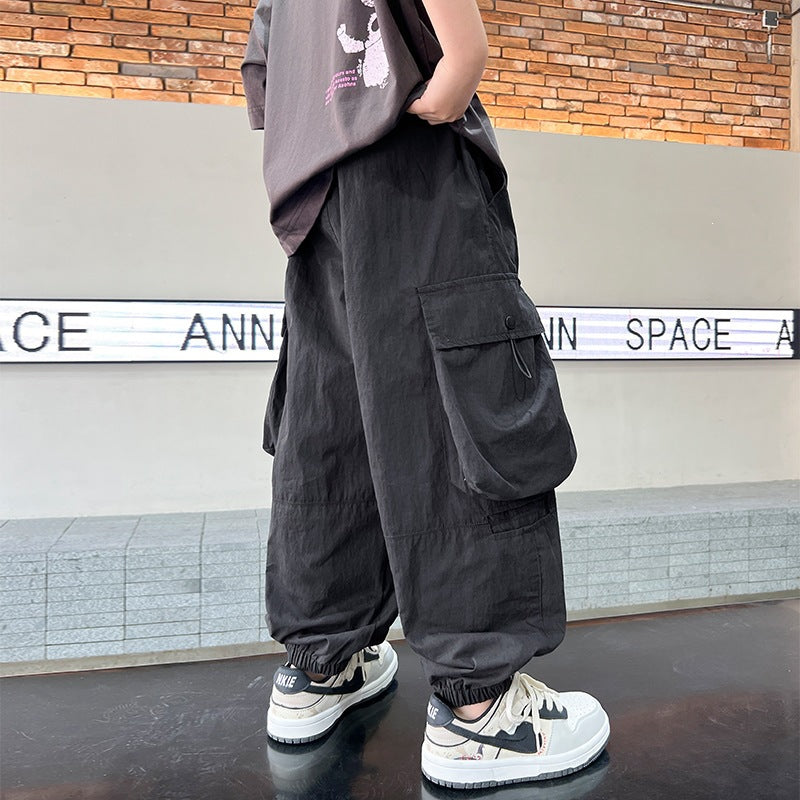 Mosquito-Proof Cargo Pants for Boys