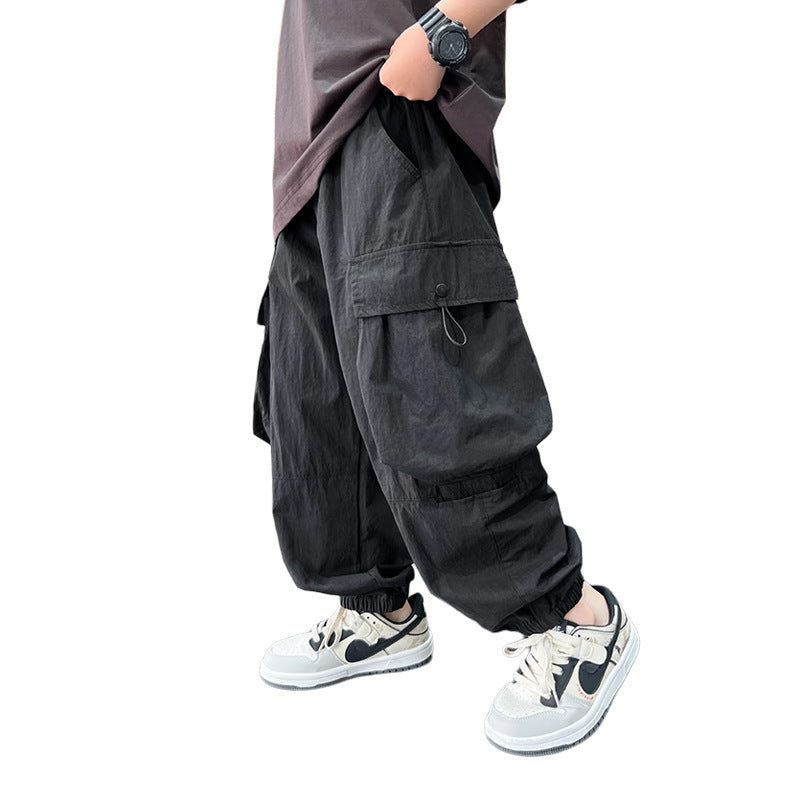 Mosquito-Proof Cargo Pants for Boys