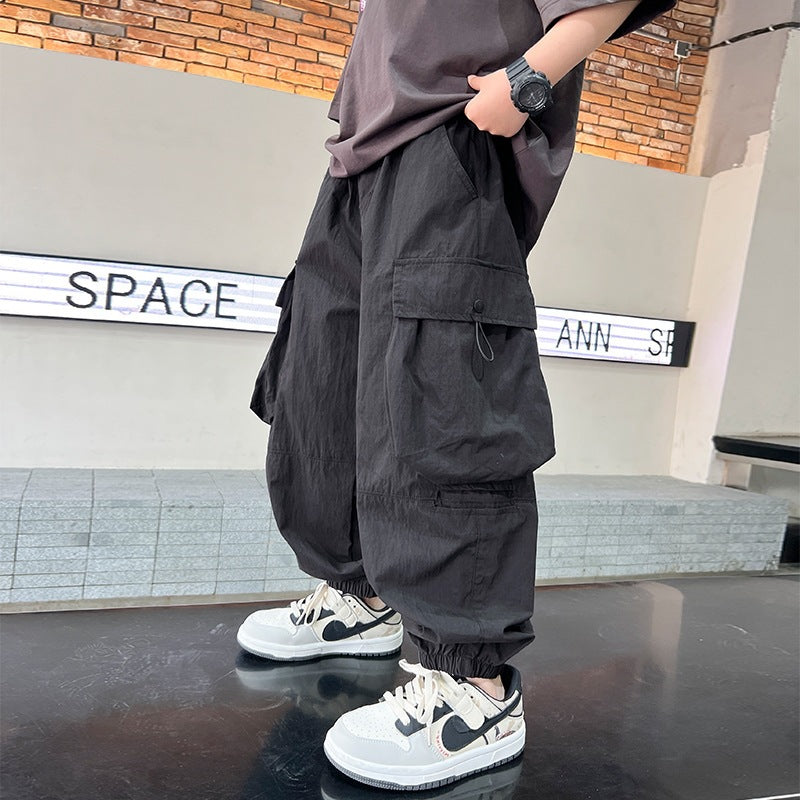 Mosquito-Proof Cargo Pants for Boys