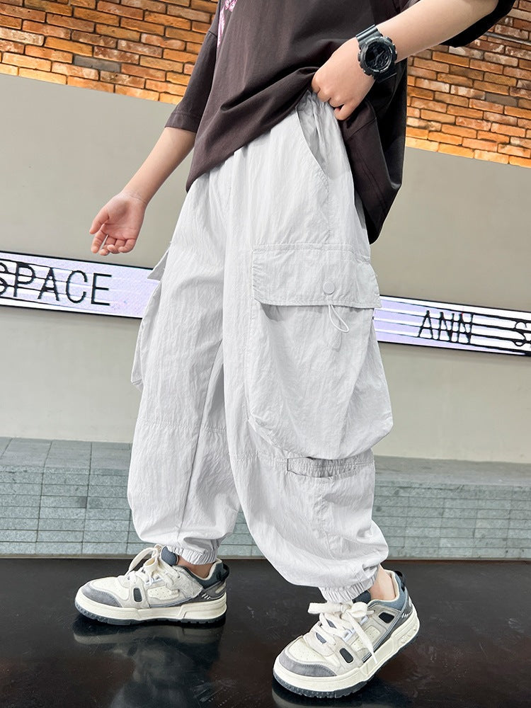 Mosquito-Proof Cargo Pants for Boys