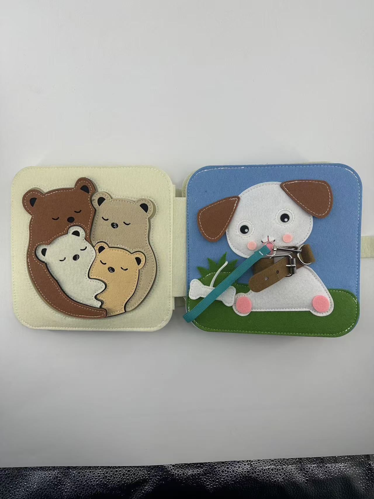 Felt Book Baby Educational Felt Busy Board Early Learning Toy Children's Toy Puzzle Board Felt Learning Board