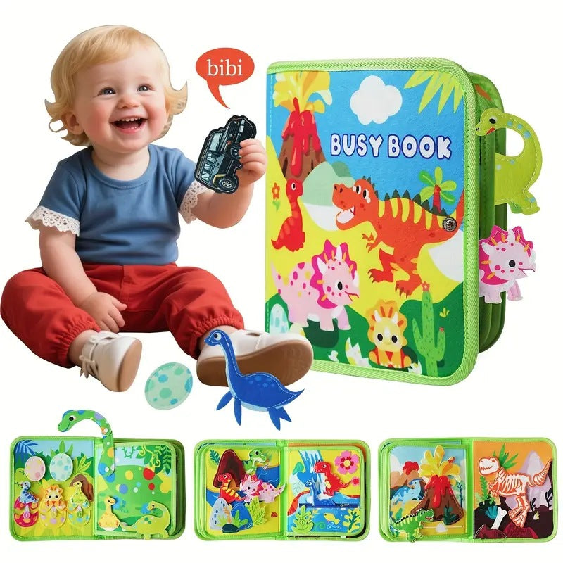 Felt Book Baby Educational Felt Busy Board Early Learning Toy Children's Toy Puzzle Board Felt Learning Board