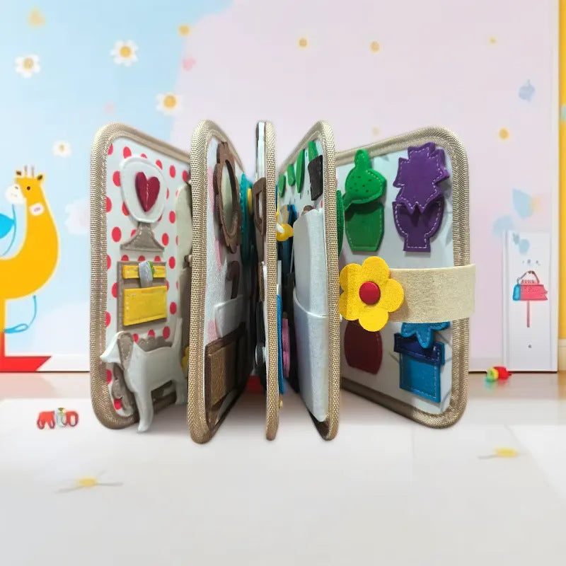 Felt Book Baby Educational Felt Busy Board Early Learning Toy Children's Toy Puzzle Board Felt Learning Board