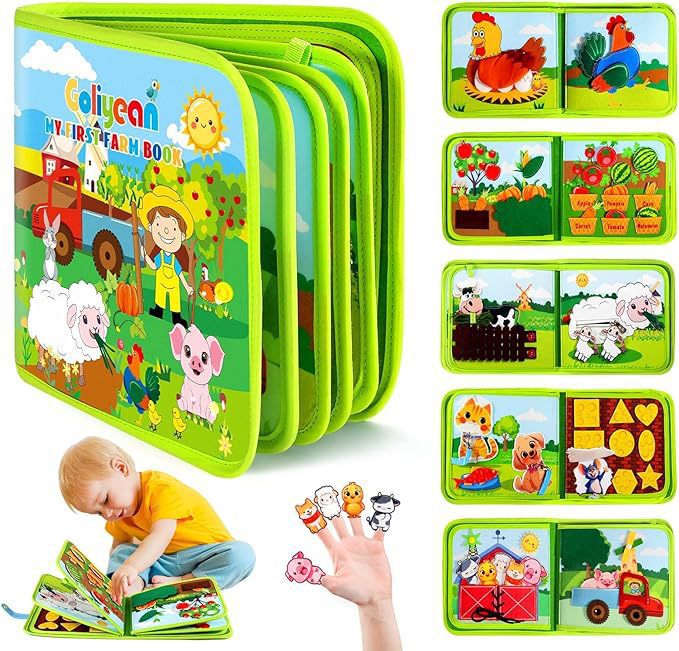 Felt Book Baby Educational Felt Busy Board Early Learning Toy Children's Toy Puzzle Board Felt Learning Board