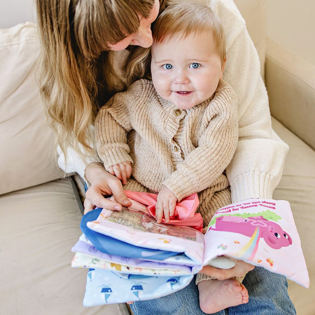 Peek-A-Photo 'I Love You!' | Soft Personalized Baby Photo Cloth Book | Lift-the-Flap