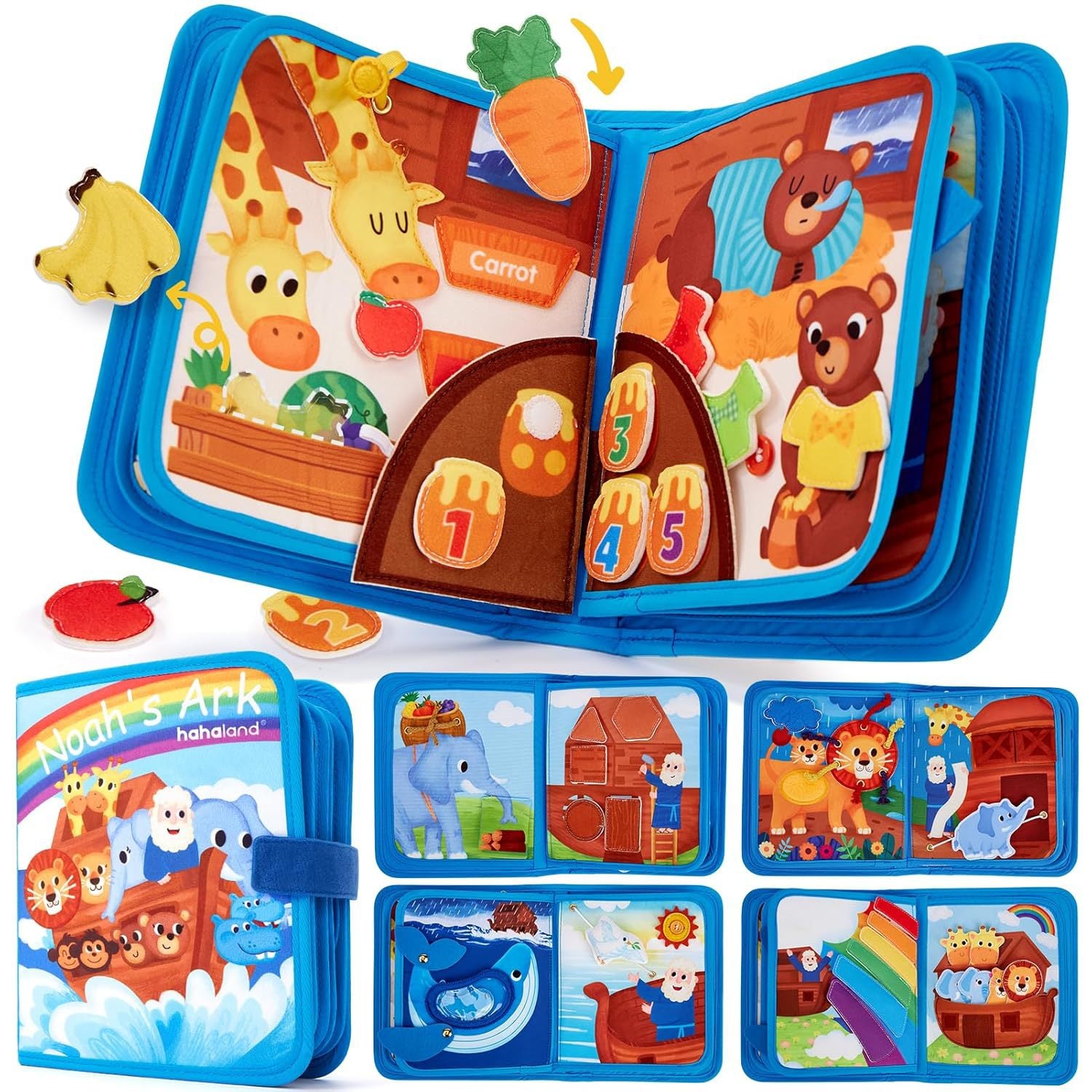 Felt Book Baby Educational Felt Busy Board Early Learning Toy Children's Toy Puzzle Board Felt Learning Board