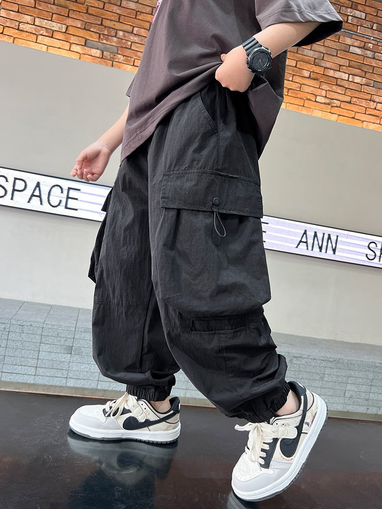 Mosquito-Proof Cargo Pants for Boys