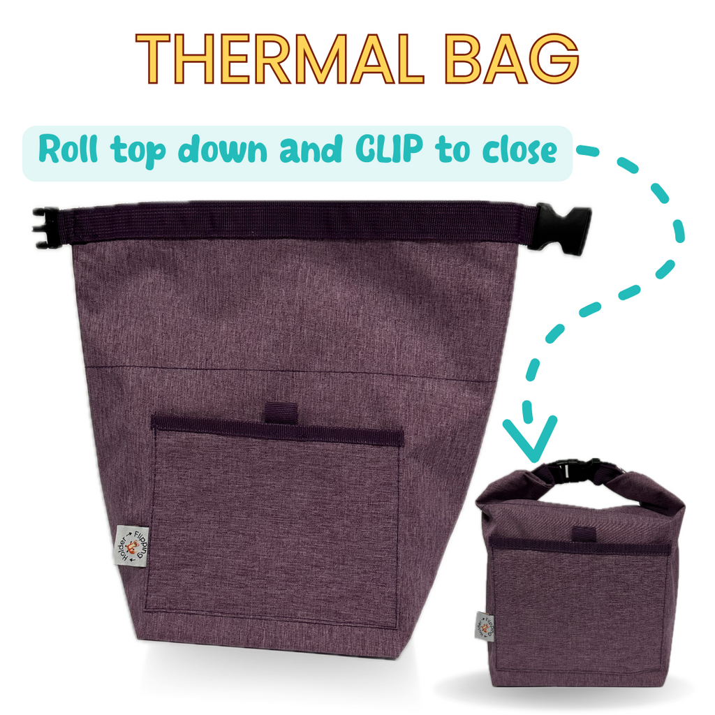 Baby Shower Gift Bundle | Flipping Holder, Reusable Pouches, Thermal Tote & Puree Guide