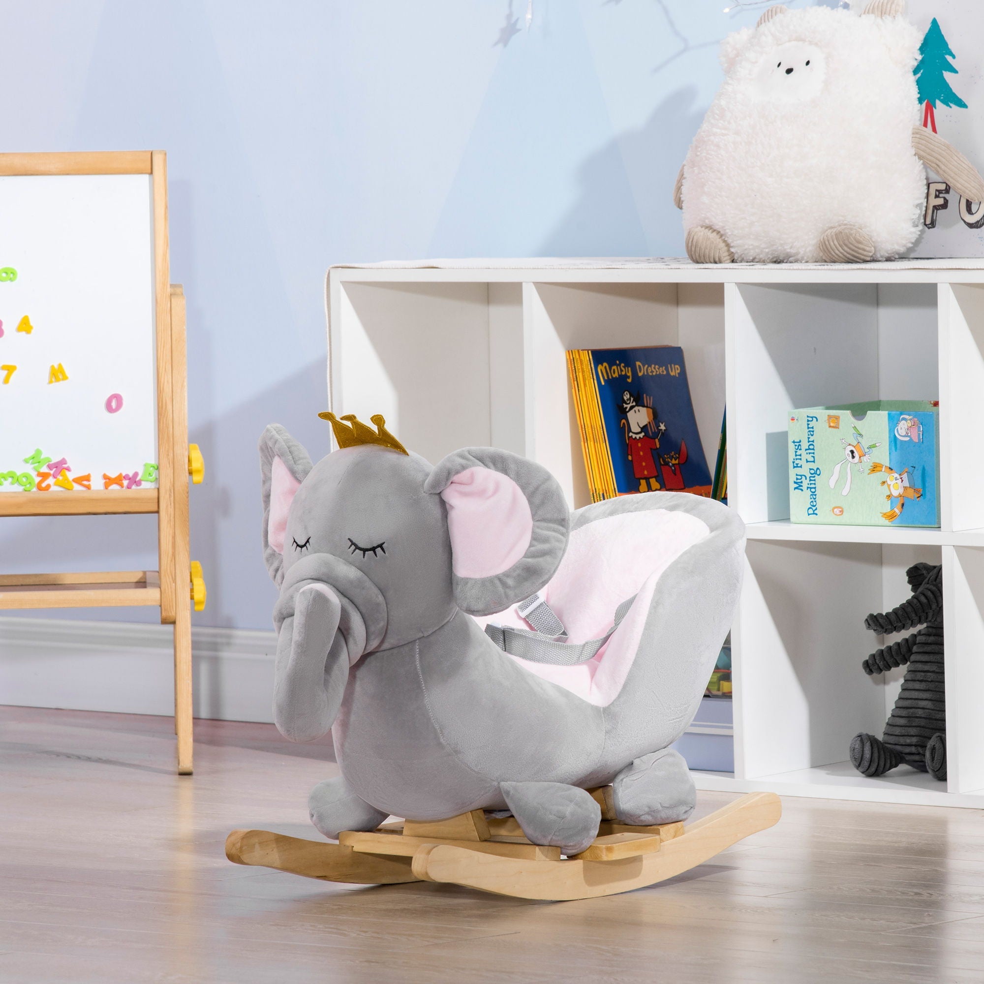 Elephant Rocking Horse with Sound for Toddlers
