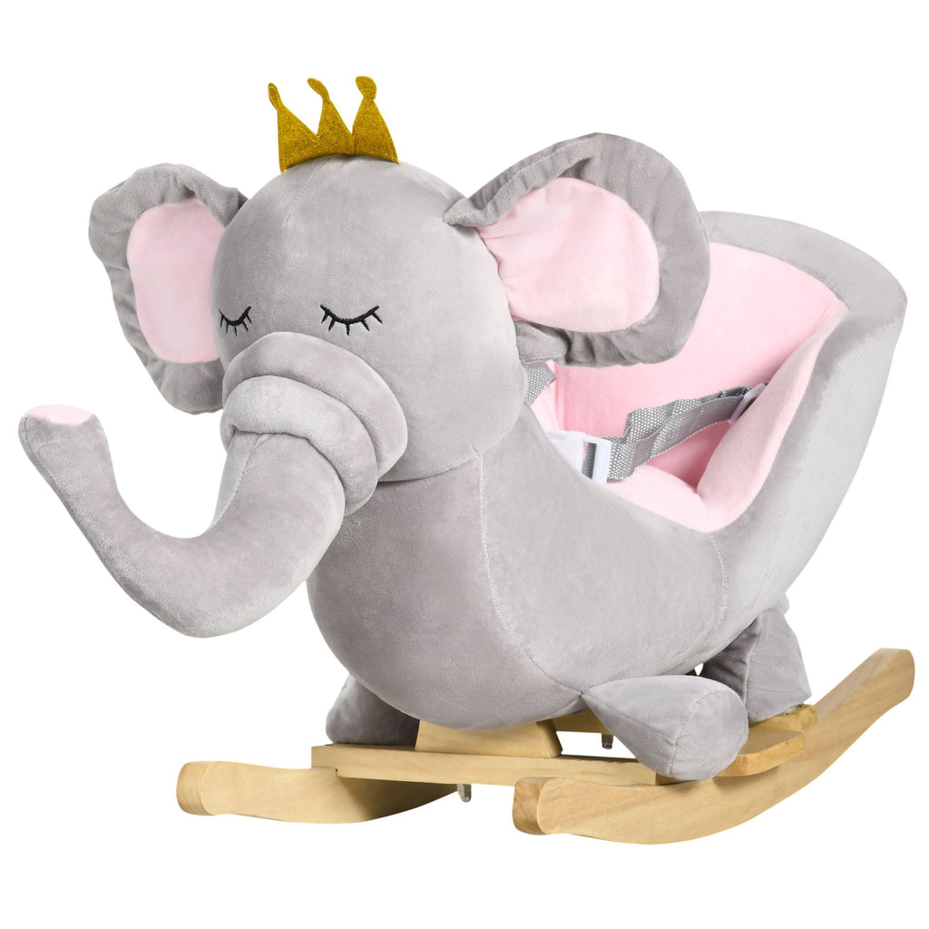 Elephant Rocking Horse with Sound for Toddlers