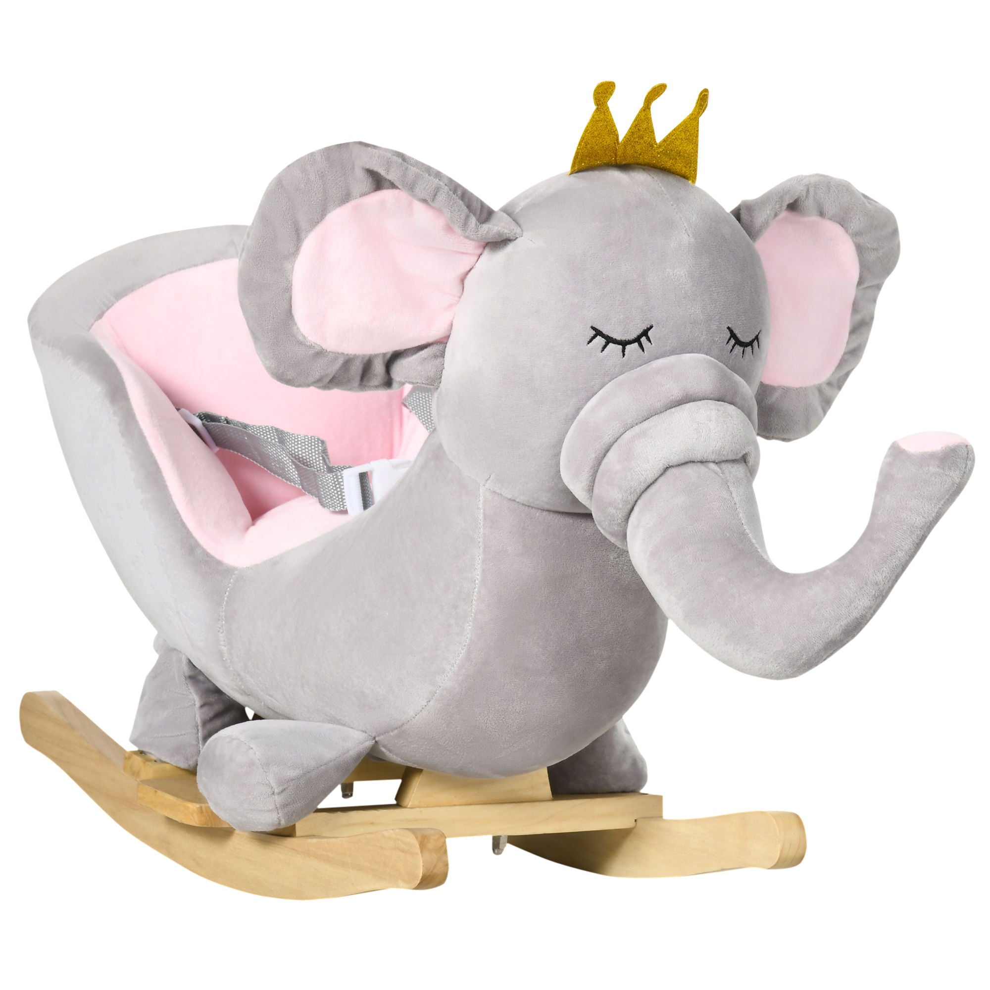Elephant Rocking Horse with Sound for Toddlers