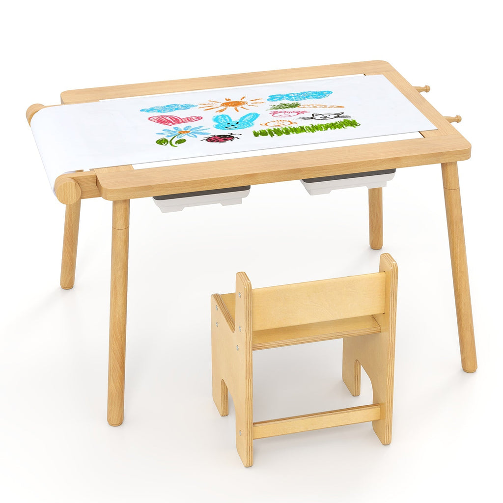Foldable Sensory Table & Chair Set for Kids 2–8