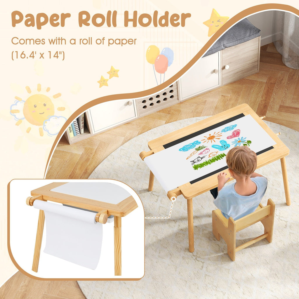 Foldable Sensory Table & Chair Set for Kids 2–8